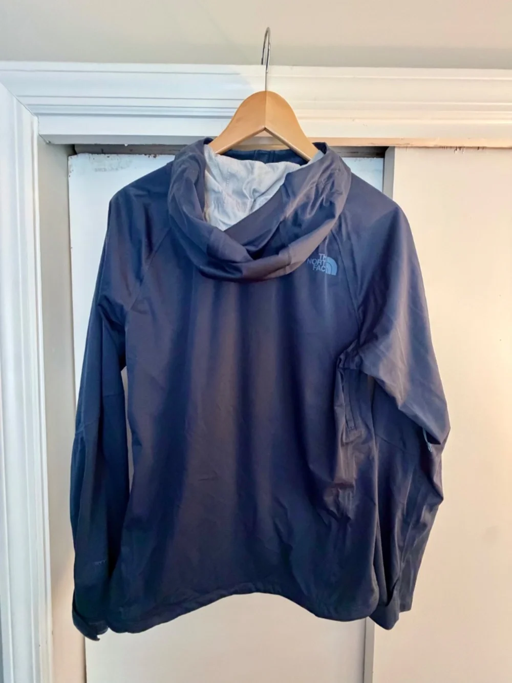 The North Face Men's Barr Lake Hooded Soft Shell Jacket Shady Blue Size Small